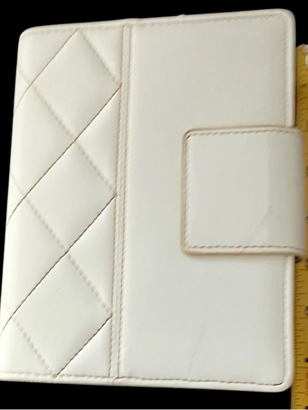 Franklin Covey Cream Quilted Faux Leather Planner Cover